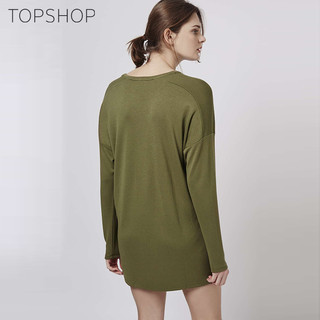 TOPSHOP 09G25IKH 女士长款休闲T恤