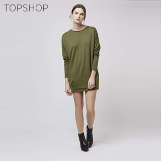 TOPSHOP 09G25IKH 女士长款休闲T恤