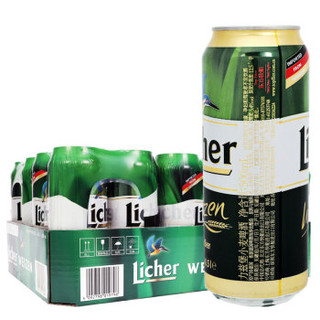 licher力兹堡小麦啤酒500ml24听整箱装