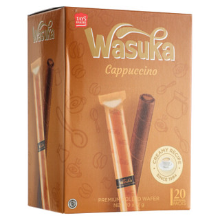 Wasuka 哇酥咔 卡布奇诺味爆浆威化卷 多味可选 240g*10件