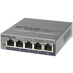 NETGEAR 美国网件 GS105E 5口1000M千兆简单网管网络交换机