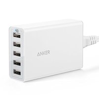 安克ANKER A2124 40W 8A 5口桌面式充电器