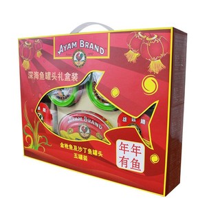 AYAM BRAND 雄雞標 深海鱼罐头 790g 礼盒装 