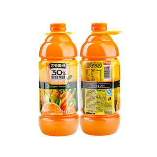 农夫果园 30%混合果蔬汁(胡萝卜+苹果+橙) 整箱装 1.8L