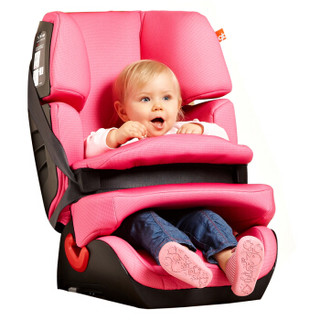 Goodbaby 好孩子 安全座椅CS668-PI-M115 ISOFIX接口 头托靠背可调  前置护体 红色