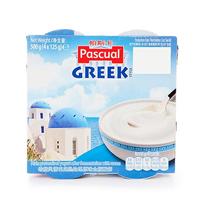 PASCUAL 帕斯卡 希腊风情巴氏热处理原味 全脂酸奶 125g