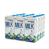 SUNSIDES 上质 全脂纯牛奶 1L*12盒