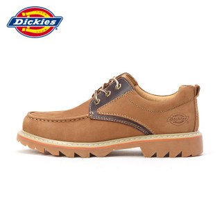 Dickies 帝客 秋冬款低帮系带牛皮休闲鞋