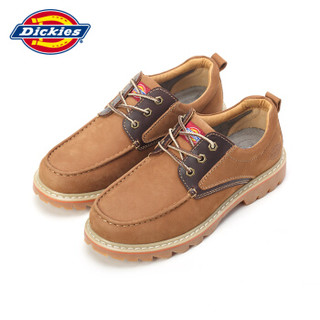 Dickies 帝客 秋冬款低帮系带牛皮休闲鞋