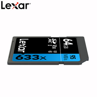 Lexar 雷克沙 Professional 633x SDXC UHS-I U3 SD存储卡 64GB