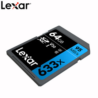 Lexar 雷克沙 Professional 633x SDXC UHS-I U3 SD存储卡 64GB