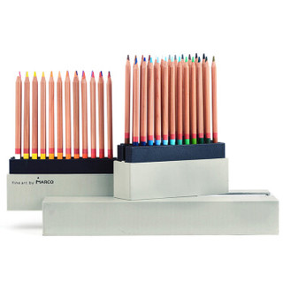 MARCO 马可 雷诺阿系列 48色彩色铅笔/填色笔/彩铅铁盒装 彩铅 绘画套装3100-48TN