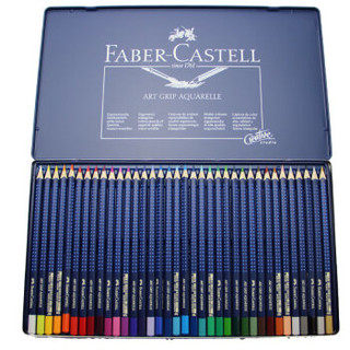FABER-CASTELL 辉柏嘉 114236 36色 铁盒装 水溶彩色铅笔