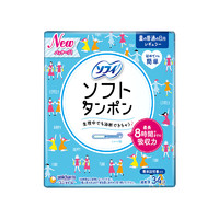 黑卡会员：unicharm 尤妮佳 导管式 轻柔卫生棉条  普通日用34支*2