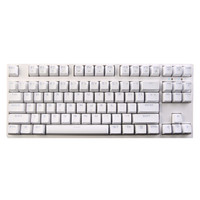 GANSS 高斯 GS87 机械键盘 87白色青轴 PBT版