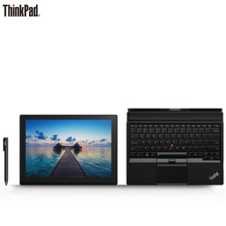 ThinkPad 思考本 X系列 X1 TABLET 12英寸 笔记本电脑 酷睿M5-6Y57 8GB 256GB SSD 核显 黑色