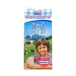 LVLINB 绿林贝 脱脂纯牛奶 1L