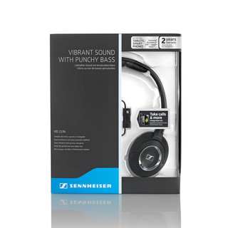 SENNHEISER 森海塞尔 HD219S 压耳式头戴式降噪有线耳机 黑色 3.5mm