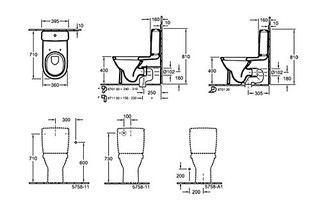 Villeroy & Boch 唯宝 欧·诺华 分体直冲式坐便器