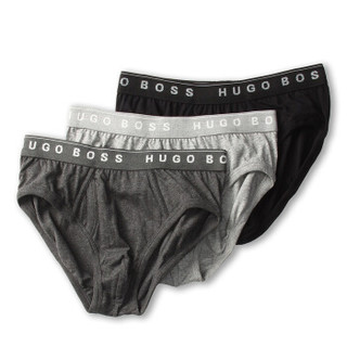 HUGO BOSS 男款纯棉三角内裤（三条装）