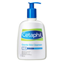 Cetaphil 丝塔芙 干皮敏感肌深层清洁保湿男女洗面奶500ml无泡洁面