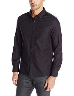 KENNETH COLE One-Pocket Iridescent Twill 男款衬衫