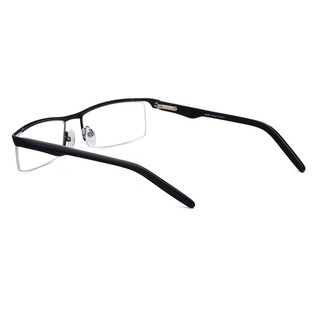 HAN HD4810-F01 不锈钢光学眼镜架 经典纯黑（含配镜）