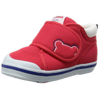 MIKI HOUSE 婴儿学步鞋 小熊Logo 红色 14