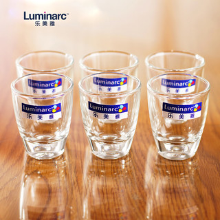 Luminarc 乐美雅 烈酒金杯 G9057 3CL 6件套