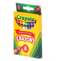 Crayola 绘儿乐 52-3008 可水洗蜡笔 8色