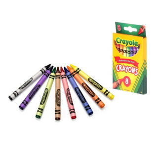 Crayola 绘儿乐 8色彩色蜡笔