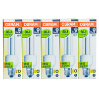  OSRAM 欧司朗 标准型节能灯10W 暖白色 E27五支装