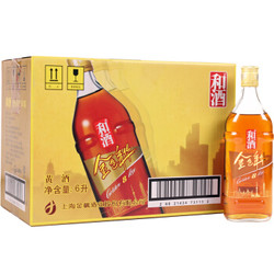 和酒金色年华八年陈(8年陈)上海老酒特型半干黄酒 500ml*12瓶整箱装