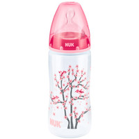 NUK 宽口径PP奶瓶 300ml 红色