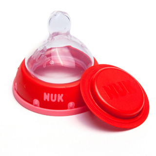 NUK 宽口径PP奶瓶 300ml 红色