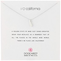 DOGEARED Reminders系列 I Love California State 加州项链