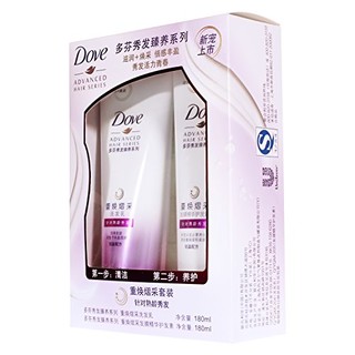  Dove 多芬 重焕熠采套装 洗发乳180ml + 护发素 180ml