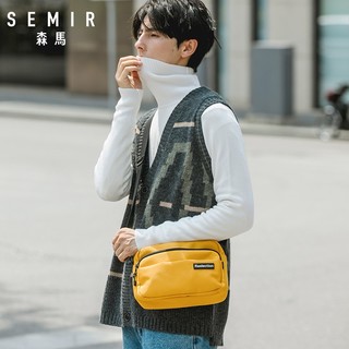 Semir 森马 1D089532168 男款工装风邮差包