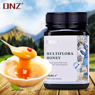 新西兰进口 DNZ多花种蜂蜜 成熟百花纯蜂蜜500g