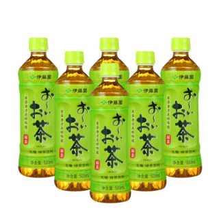 ITOEN 伊藤园 绿茶(无糖)500ml*24瓶 整箱