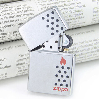 ZIPPO 之宝 防风之火 28569 打火机 (银色)