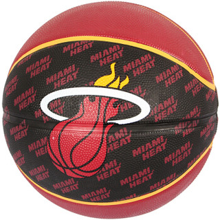 SPALDING 斯伯丁 73-939Y 热火队队徽系列 7号标准胶篮球