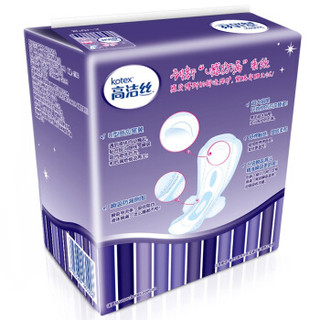 kotex 高洁丝 棉柔纤巧夜用卫生巾 320mm*8片