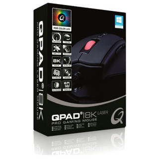 QPAD 酷倍达 8K Laser  电竞游戏鼠标