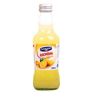  AKMINA 阿卡娜 柠檬味 充气饮料 200ml*6瓶