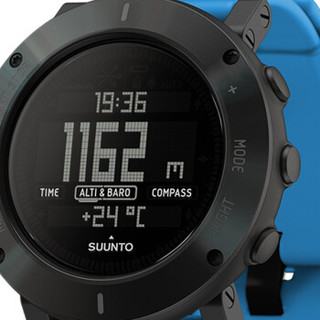 SUUNTO 颂拓 核心系列 SS021373000 男士户外运动多功能手表（蓝黑） 大表盘