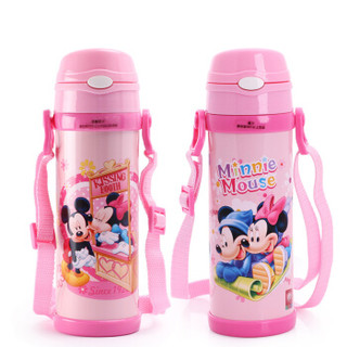  Disney 迪士尼 儿童吸管保温杯 粉色