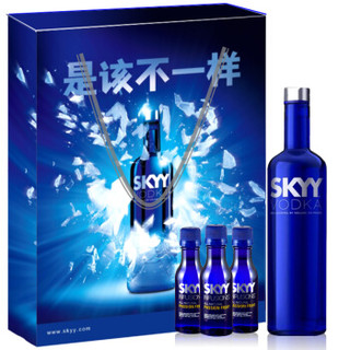  SKYY Vodka 深蓝 伏特加礼盒（2016年礼盒）