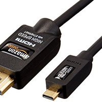  AmazonBasics 亚马逊倍思 高速 HDMI 转 Micro HDMI 连接线 1.8米