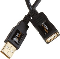 AmazonBasics 亚马逊倍思 USB 2.0 A公型至A母型转接线 2m